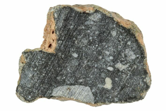 Polished Lunar Meteorite ( g) End Cut Slice - NWA #333137
